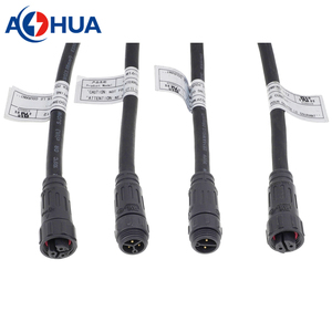 Cable de Extensión Macho-Hembra <span class=keywords><strong>AHUA</strong></span> CE ROHS 16 AWG 18 AWG, Arnés de Cableado Moldeado, Conector de Cable a Prueba de Agua - Product Image 2