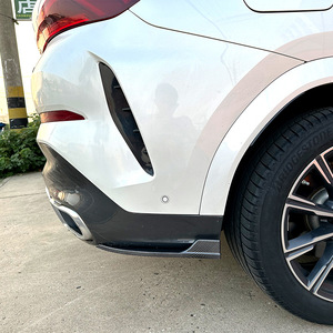 Bmw X6 G06 Rear Bumper Canard Piano Black Carbon Fiber Texture Adhesive Modification 2019 2022 - Product Image 4
