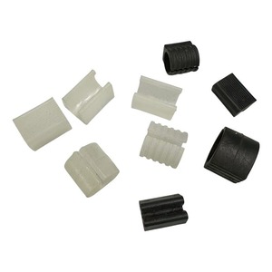 Pied de chaise en plastique à base ouverte avec base en caoutchouc, anti-basculement, stable, quincaillerie pour meubles - Product Image 5