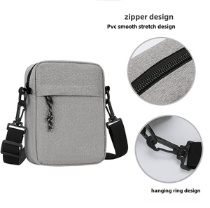 Tas Selempang Pria Kasual Ringan untuk Perjalanan, Tahan Lama, Organizer, Ringkas, Stylish, <span class=keywords><strong>Messenger</strong></span>, Daypack, Tas Dada Kecil untuk Pria - Product Image 4