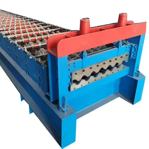 0.4 0.5mm thickness colored steel roofing tile making machine roof sheet roll forming machine