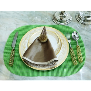 Mantel Individual antideslizante de PVC y almohadilla de mesa a precio barato al por mayor, diseño moderno a cuadros de boda, impermeable, tamaños personalizables - Product Image 4