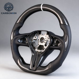 Volant en fibre de carbone forgée pour Infiniti G37 Q50 Q60 G35 Fx Ex35 Q70 G37x M37 Fx35 M35 G35x G25x M37x G25 M45 Honeycom - Product Image 2