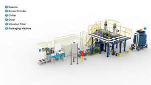 Stainless Steel tank with Side Mixing Stirred tank Reactor 6000 l Glue Hot Melt for Books Making Machine - Product Image 2