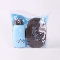 Boîte à Lunch en Plastique Motif Dessin Animé avec Bouteille Gourde et Paille, Set pour Enfants, Vente en Gros Fabricants