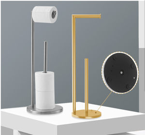 <span class=keywords><strong>Portarrollos</strong></span> de Papel Higiénico Independiente para Baño, Resistente a la Oxidación, con Pedestal - Product Image 2