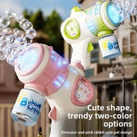 Machine à bulles personnalisée en forme de lapin, mignonne et amusante, pistolet à bulles pour enfants, jouet pour jouer en extérieur et en intérieur