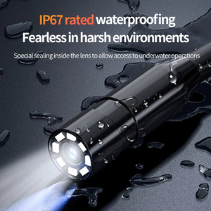 Nueva Cámara endoscópica Industrial T40, boroscopio de mano de <span class=keywords><strong>8mm</strong></span> y 2MP con pantalla de 4,3 pulgadas, Cable de 5 metros para inspección de tuberías de alcantarillado - Product Image 4