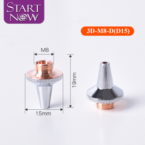 Startnow 3D vòi phun <span class=keywords><strong>laser</strong></span> precitec m6/m8 caliber0.8-4.0mm cho <span class=keywords><strong>CNC</strong></span> tự động thao tác Thiết bị hàn sợi cắt các bộ phận máy - Product Image 4