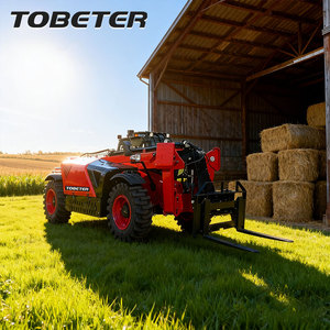 Tobeter 4 Tonnen Bau Teleskop lader Gabelstapler Diesel Sicher für den Betrieb von unebenem Gelände - Product Image 5