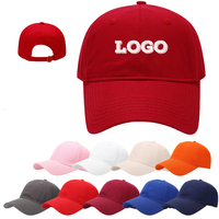 Hoge kwaliteit verstelbare 6-panel baseballcap vintage fashion gewassen geborduurde gebogen trendy sportieve formele dagelijkse outdoor pet