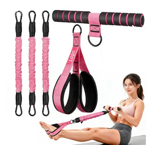 Barra de Tracción Abdominal Colgante de Látex de Alta Calidad AFT, Correa para Entrenamiento Abdominal, Equipo de Entrenamiento de Fuerza para el Core, Gimnasio en Casa, Fitness - Product Image 2