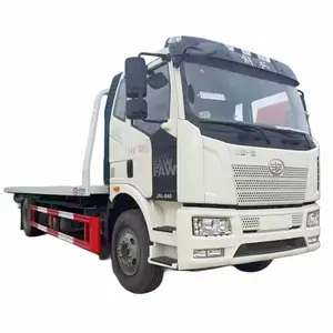 China supplier low price Under lift 6 Ton Flatbed Carrier 4*2 rollback flatbed wrecker tow truck for sale