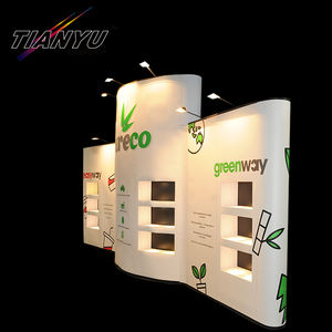 Présentoir d'exposition portable personnalisé Présentoir d'exposition promotionnel <span class=keywords><strong>Pop</strong></span>-up Unités de présentation du marché Support de caisse pliable pour salon professionnel - Product Image 3