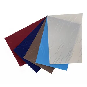 Cortinas opacas de tela blanca de alta calidad, persianas verticales populares de 89mm