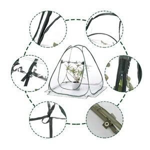 Serre miniature portable, transparente, en PVC, pour protéger les plantes de la gelée et du froid en <span class=keywords><strong>hiver</strong></span>, cloche de jardin, tente - Product Image 5