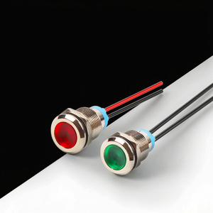 ضوء مؤشر LED 12-مؤشر معدني مصباح تجريبي أخضر Led للشحن - Product Image 4