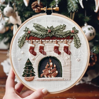 Dropshipping Gift BXY New Embroidery Kit Gift Cartoon Handmade DIY Embroidery Material Festival Gift