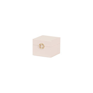Hot Sale Customized Elegant Square Jewelry Packaging Box With Soft Beige Velvet Lining <b>Custom</b> <b>Ring</b> Boxes - Product Image 3