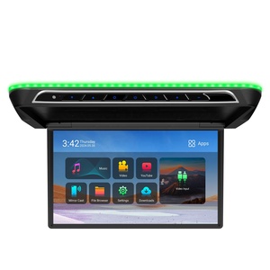 17.3 Inch Electric Motorized Android Car Roof Monitor Car <b>TV</b> Auto Flip Down Monitor with FHD Screen HD Input 2+32GB CE-XTRONS - Product Image 1