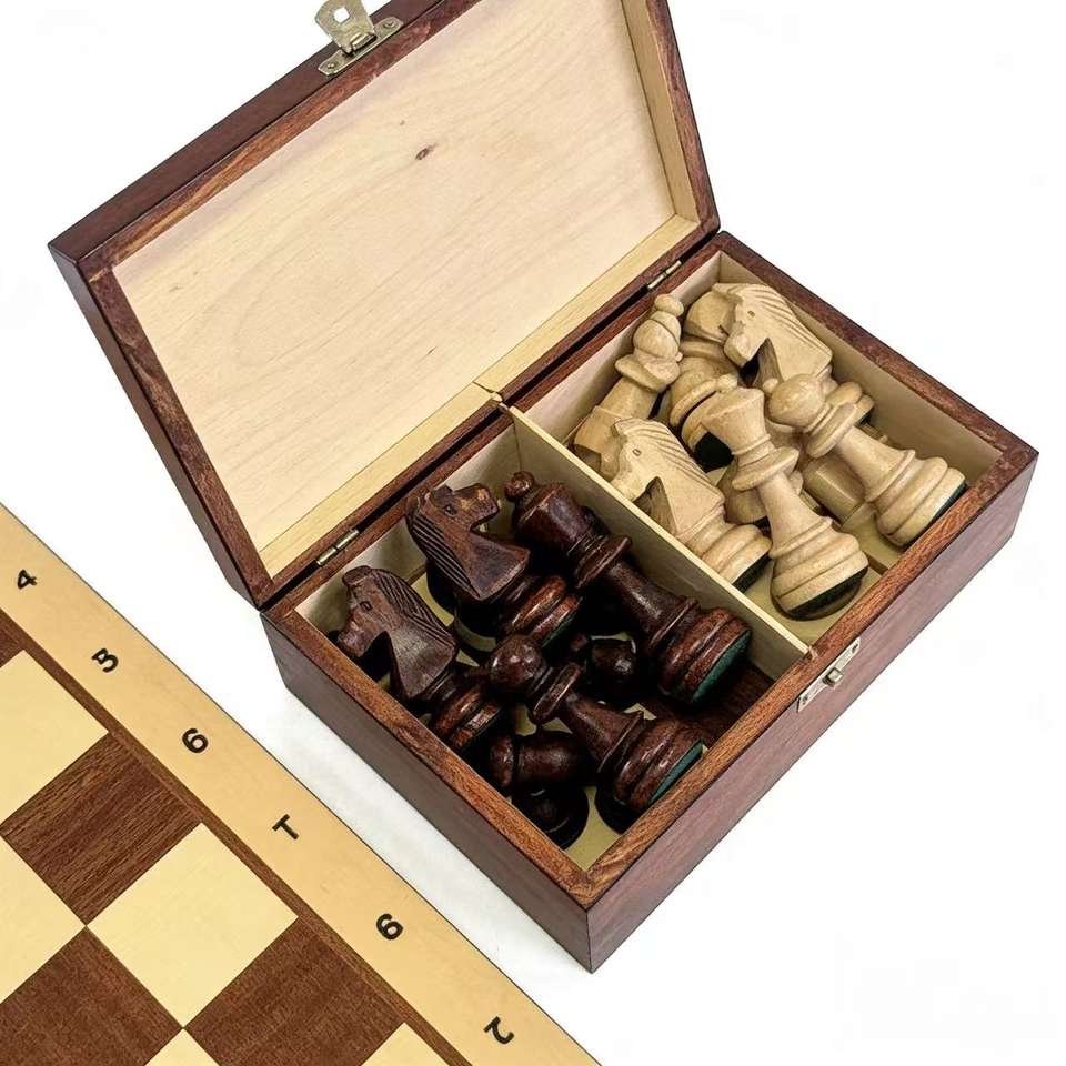 52cm Customizable Professional Solid Wood Chess Board Tournament Grade ...