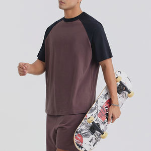 Camiseta de Algodón Sólida con Costura en el Dobladillo, Estilo Moderno, Unisex, Manga Corta, Informal, Transpirable, para Verano, Ropa de Calle, Básica - Product Image 2