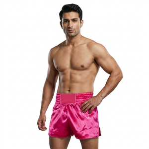 Shorts de boxe sur mesure en gros, extensibles, 100% coton, couleurs personnalisables pour hommes et femmes - Product Image 1