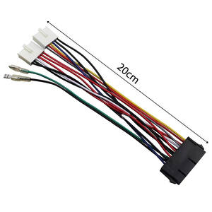 ทั่วไป20P ATX ไปยังที่2-Port 6-PIN อะแดปเตอร์18AWG สายไฟเข้ากันได้กับ286 386 486 586 - Product Image 4