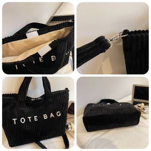 Sac bandoulière grande capacité pour femme, sac à main de luxe, de haute qualité et tendance, logo personnalisé, à porter à la main - Product Image 2