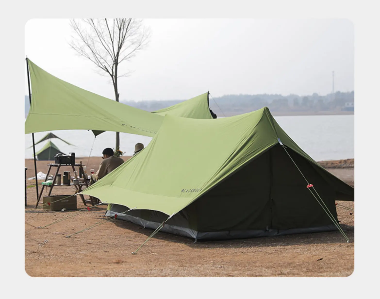 Tienda de campaña al aire libre para 4 personas, para acampar al aire libre