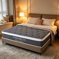 Matelas confortable pour chambre d'hôtel, lit queen size, doux et confortable pour chambre d'hôtel, matelas pour petits espaces