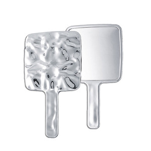 <span class=keywords><strong>กระจก</strong></span>แต่งหน้าพกพาแบบพลาสติกทรงสี่เหลี่ยม <span class=keywords><strong>กระจก</strong></span>มือถือความคมชัดสูงสำหรับร้านเสริมสวย พร้อมด้ามจับ - Product Image 2