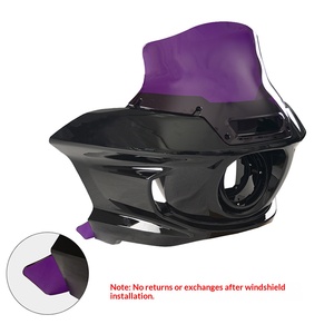 Kit de carénage de phare ABS style ST avec pare-brise 6,5''/8,5'' pour HD Softail Low Rider S/Street <span class=keywords><strong>Bob</strong></span> 2018+ – Rénovation/Mise à niveau multicolore - Product Image 5
