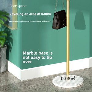 <span class=keywords><strong>Porte</strong></span>-<span class=keywords><strong>manteau</strong></span> de luxe moderne et minimaliste en métal sur pied pour chambre, dressing, salon, entrée et rangement domestique, <span class=keywords><strong>meuble</strong></span> de maison - Product Image 4