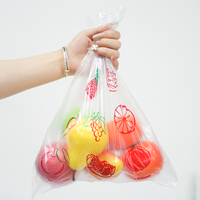 Bolsas para Alimentos al por Mayor, Precio Bajo, Transparentes, de HDPE Grueso, Resistentes a Desgarros, Biodegradables, Compostables, Impresión Personalizada, Tipo Flat Top para Ensaladas