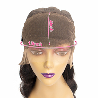 Perruque brésilienne Remy en cheveux humains, transparente 13x4 pour Lace Front, souplesse naturelle, densité 180%, longue, sans nœuds, directement de l'usine