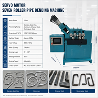 Machine de cintrage de tuyaux CNC à 7 rouleaux de précision pour l'échappement automobile et les raccords de précision