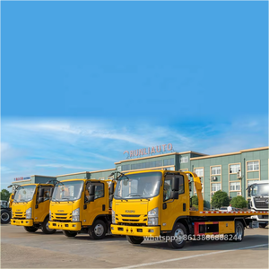 I suzu KV 100 4x2 5-6 toneladas camión de auxilio de plataforma rota camión de remolque con bandeja de inclinación - Product Image 3