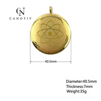 Collier Bio Gold Quantum Science Technologie japonaise Pendentif en titane haute puissance énergétique pour hommes