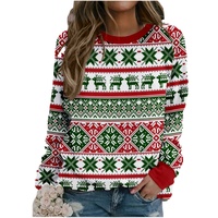 Pullover Unisex Großhandel Übergroße Pullover Pullover und Hoodies Benutzer definierte hässliche Weihnachts pullover für Erwachsene