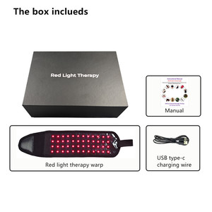 Cintura per terapia a luce rossa con involucro a LED portatile 660 850nm a infrarossi con batteria portatile per alleviare il dolore alla mano - Product Image 5