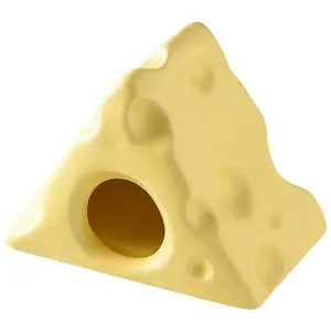 Doe Pet di lusso estate <span class=keywords><strong>Cool</strong></span> criceto gabbia nuovi accessori in acciaio per animali domestici con triangolo in ceramica scatola di formaggio - Product Image 6