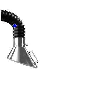 Capot de collecte de gaz <span class=keywords><strong>d</strong></span>'échappement industriel en acier inoxydable 100mm Capot anti-poussière à <span class=keywords><strong>bouche</strong></span> cloche avec échappement de fumée - Product Image 2