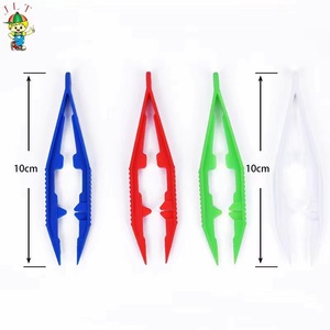 Pinzas de Plástico de 10 cm con Punta de Seguridad para Niños, Uso en Manualidades - Product Image 1
