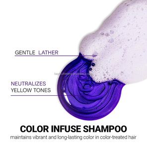Shampoo colorant semi-permanent rose, coloration magique instantanée pour tous types de cheveux, 300 ml - Product Image 4