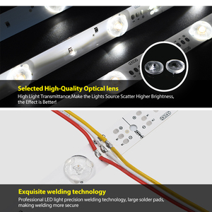 ไฟแอลอีดีแบบ SMD แถบอะลูมิเนียม 12V DC IP20 3000-5700K CCT ปรับความสว่างได้ สำหรับใช้ในที่อยู่อาศัย - Product Image 5