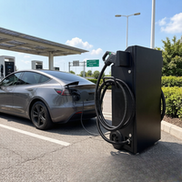 Estación de Carga para Vehículos Eléctricos Jinghu para Exteriores, 40-80kW, Conector CCS2, Unidad Móvil, Plataforma OCPP Lista para Usar, Resistente a la Intemperie IP54, TA-DC-TC-P