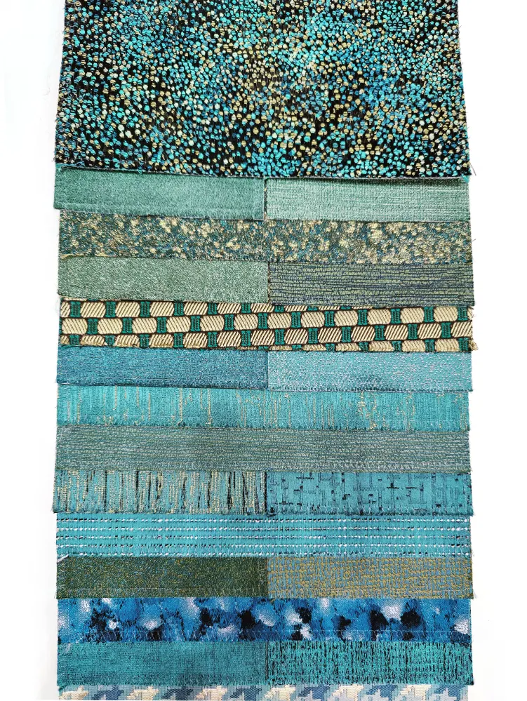 Bomar tirai MYG8121-05 tenun pelapis mewah untuk tirai berbagai gaya tekstil rumah 100% poliester Jacquard kain tirai