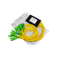 Répartiteur PLC avec connecteur SC pour FTTH, 1x16, boîtier ABS, répartiteur optique pour réseau PON FTTH, fourni par l'usine