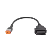 OBD2-Stecker 4-polig Deutsch-Stecker Automobil-Diagnosekabel Verzinnter Kupferleiter